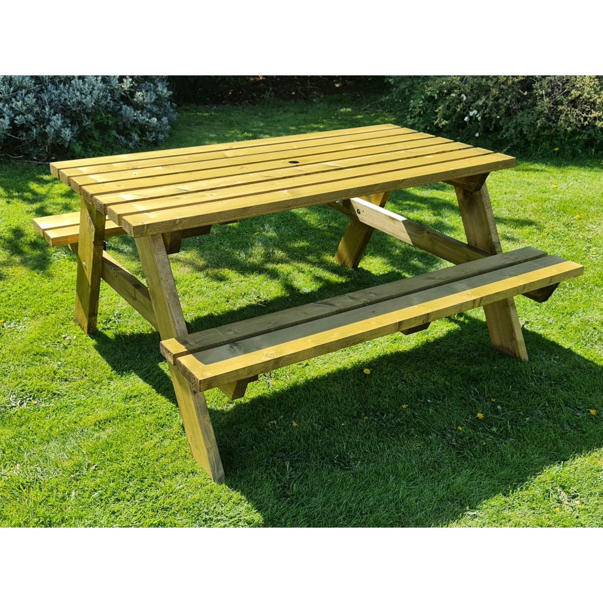 A-Frame Heavy Duty Rectangular Picnic Table - Lancelot