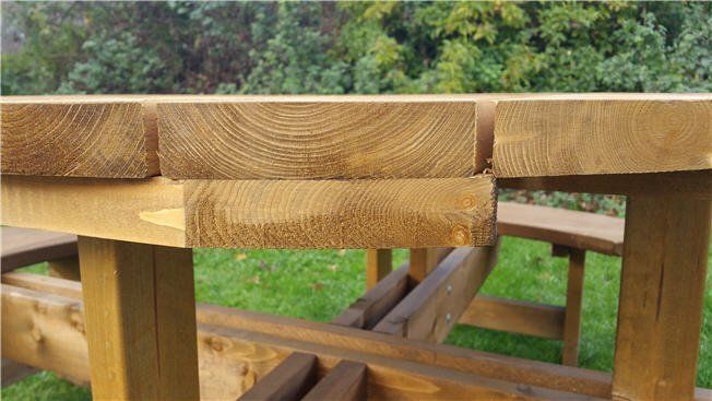 King Size Excalibur Round Picnic Table