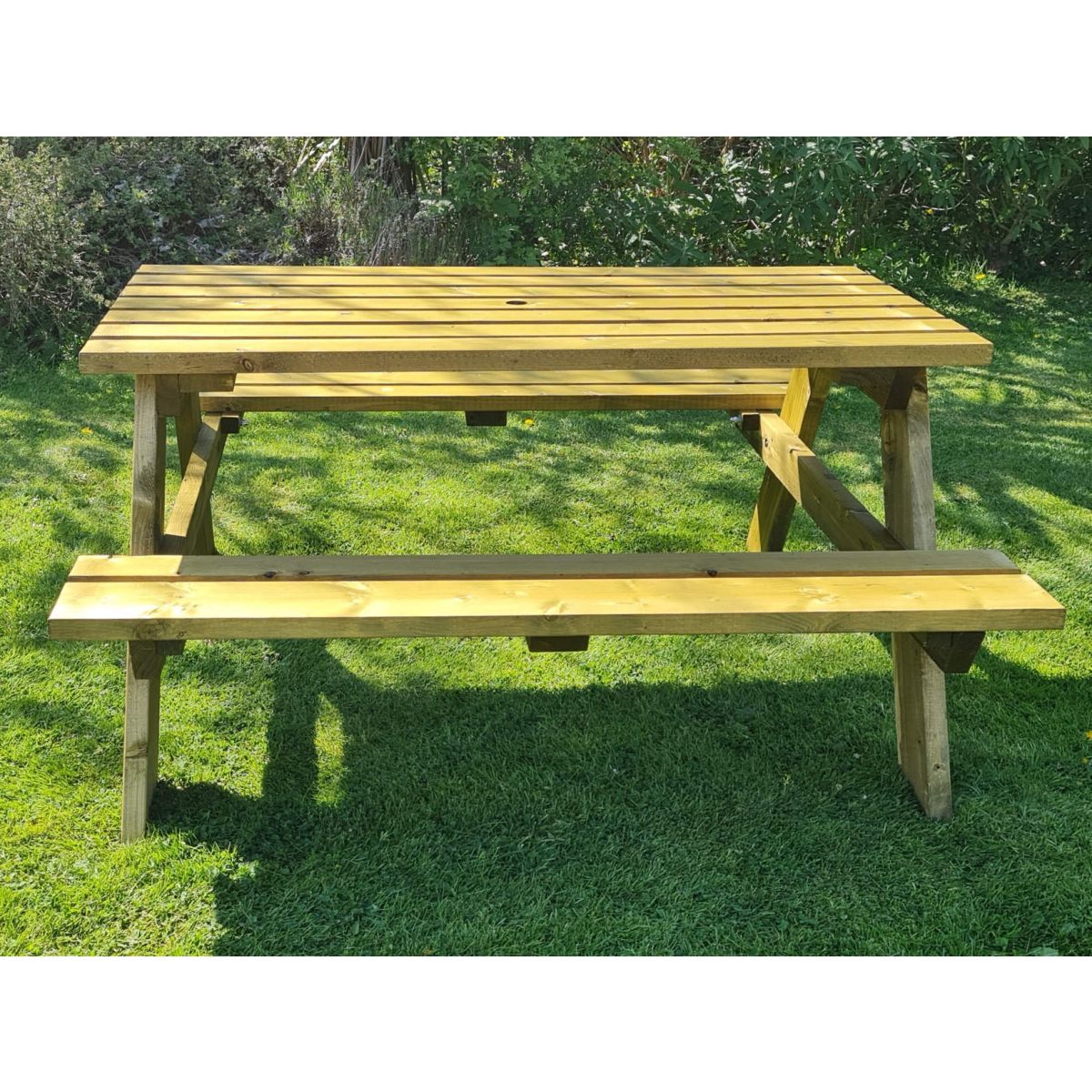 A-Frame Heavy Duty Rectangular Picnic Table - Lancelot