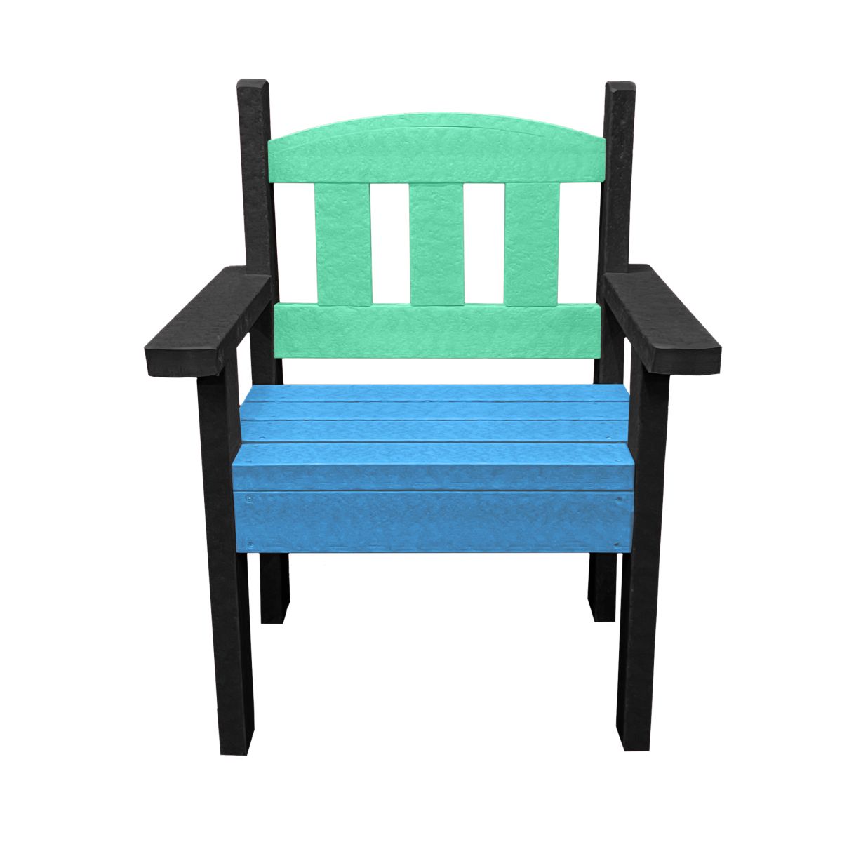 Customised Single Seat Merlin Recycled Plastic Picnic Bench