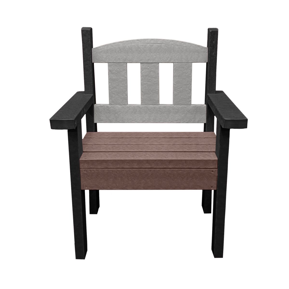 Customised Single Seat Merlin Recycled Plastic Picnic Bench