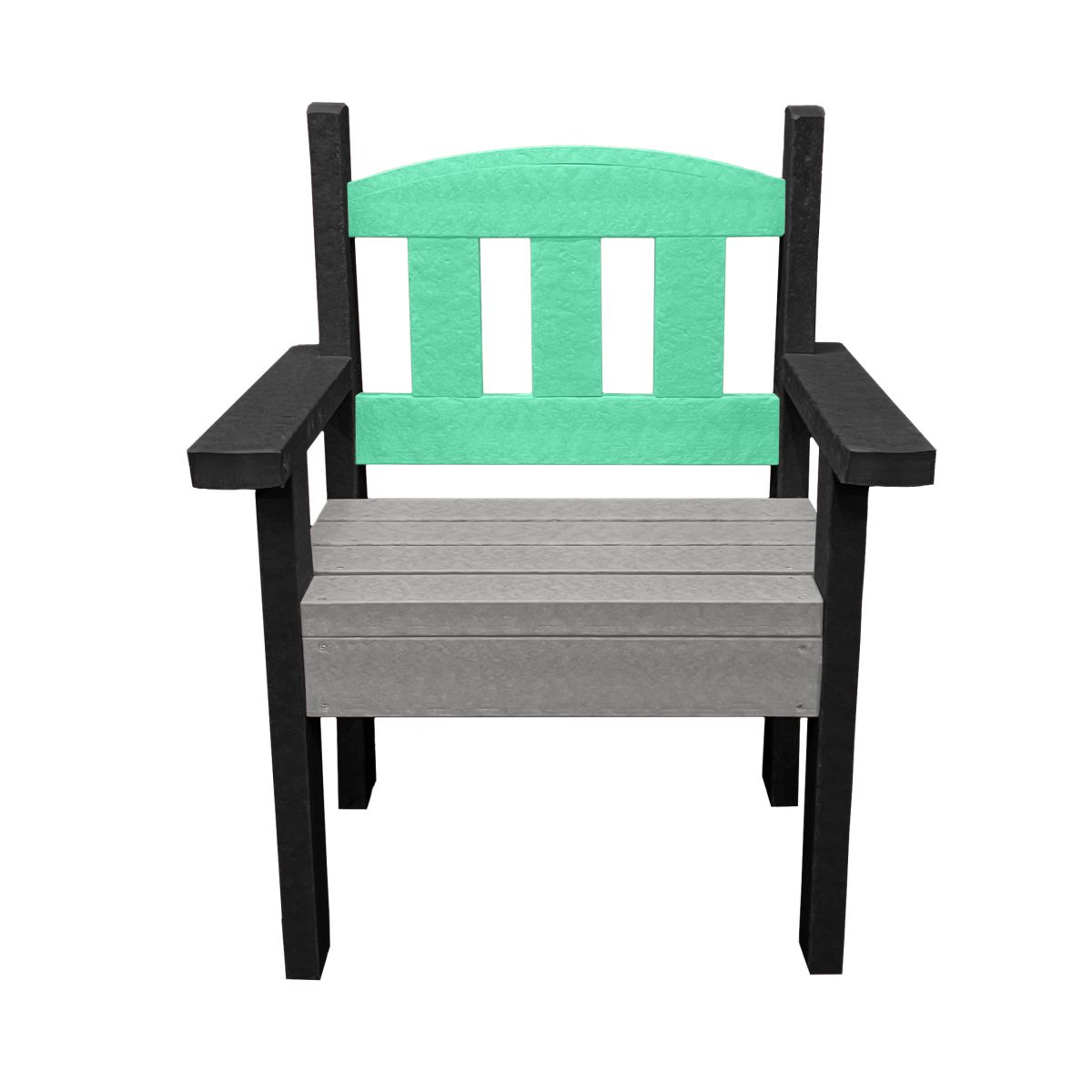 Customised Single Seat Merlin Recycled Plastic Picnic Bench