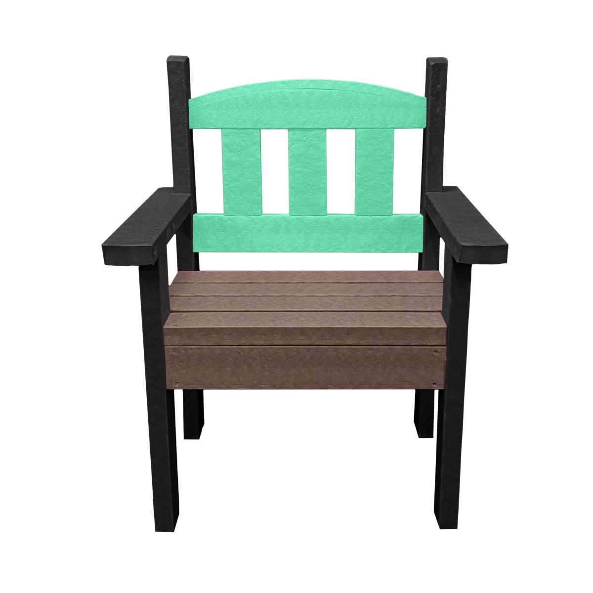 Customised Single Seat Merlin Recycled Plastic Picnic Bench