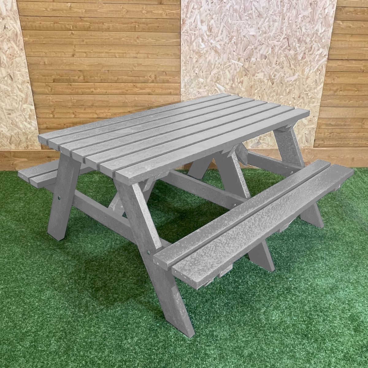 Large Recycled Plastic A-Frame Picnic Table