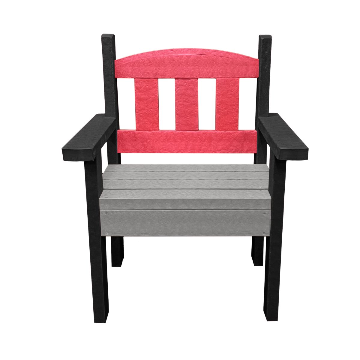 Customised Single Seat Merlin Recycled Plastic Picnic Bench