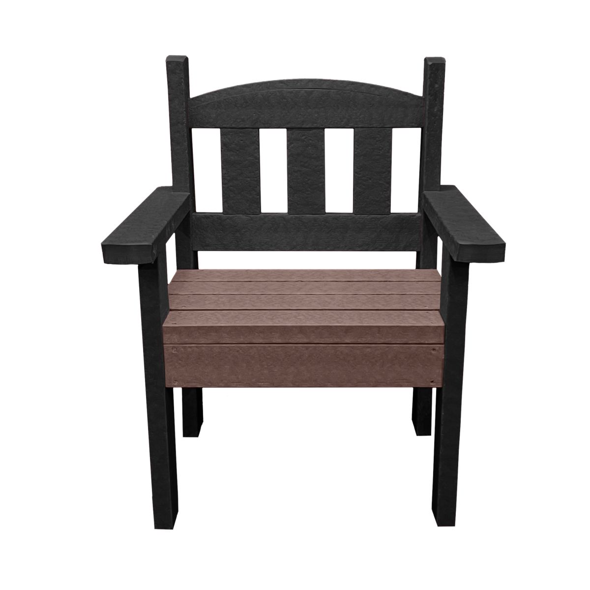 Customised Single Seat Merlin Recycled Plastic Picnic Bench