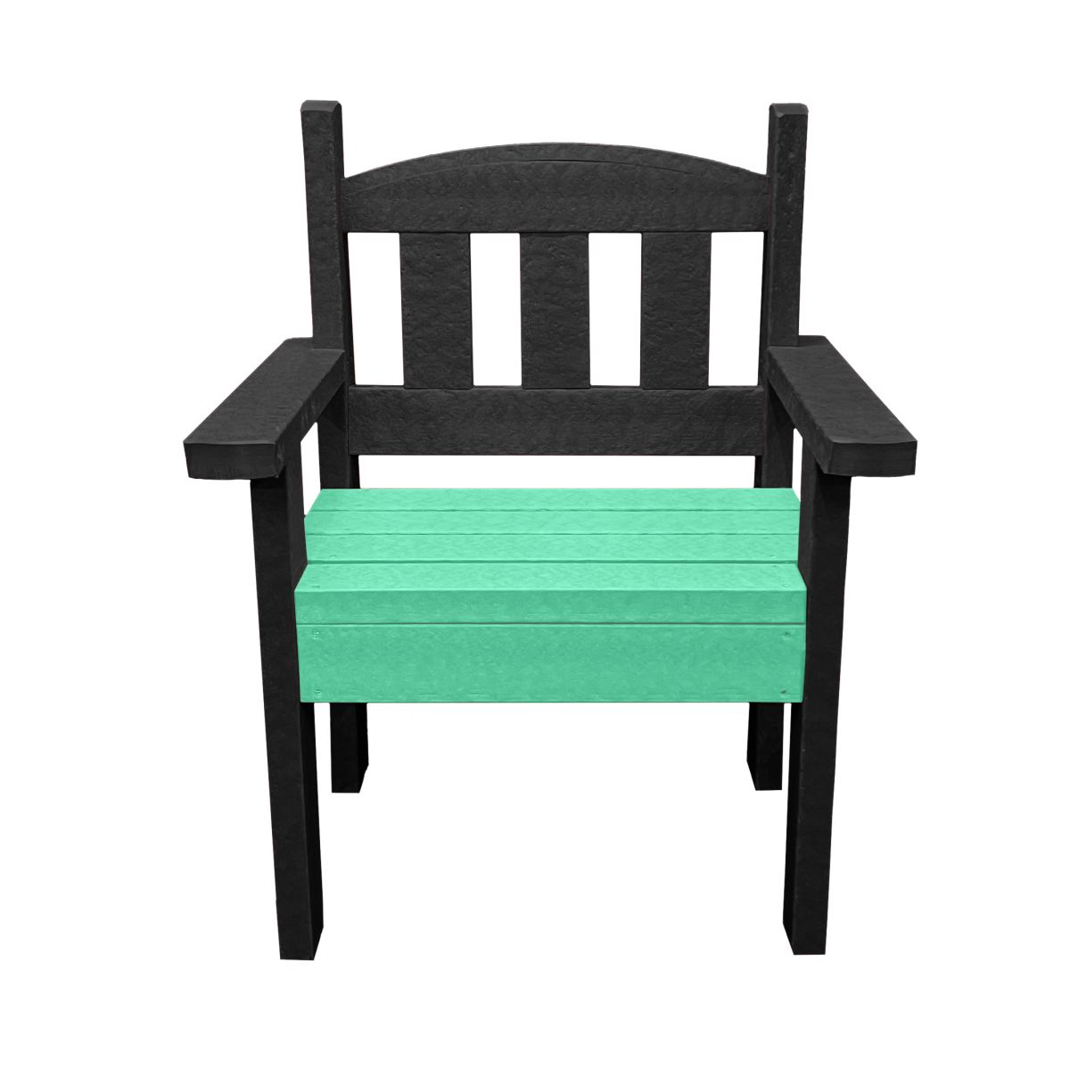 Customised Single Seat Merlin Recycled Plastic Picnic Bench