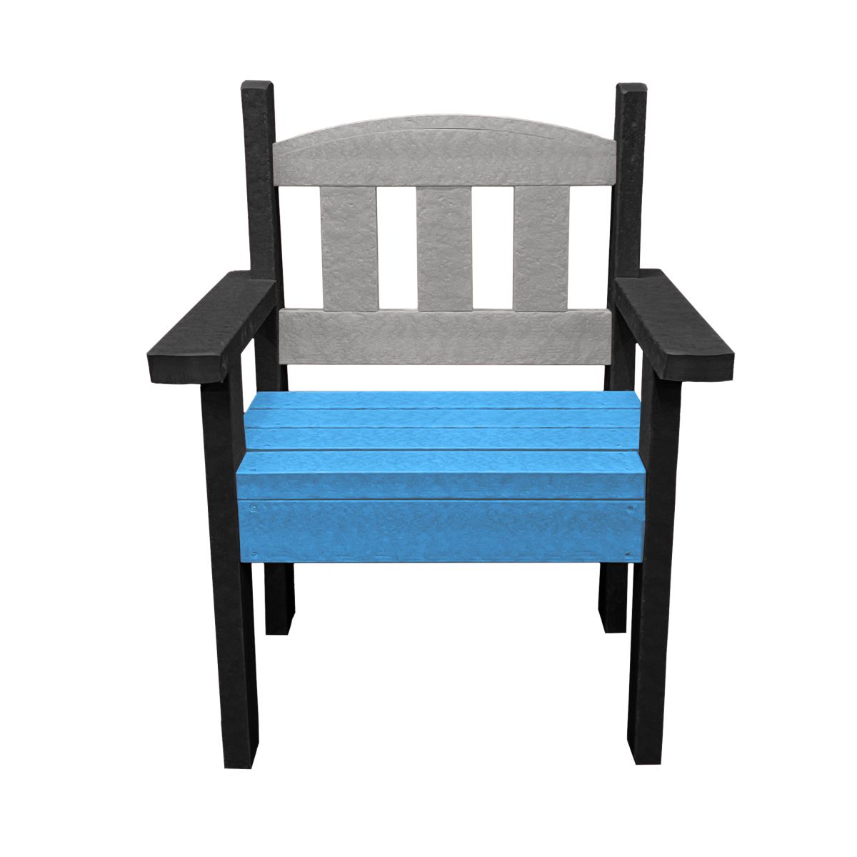 Customised Single Seat Merlin Recycled Plastic Picnic Bench