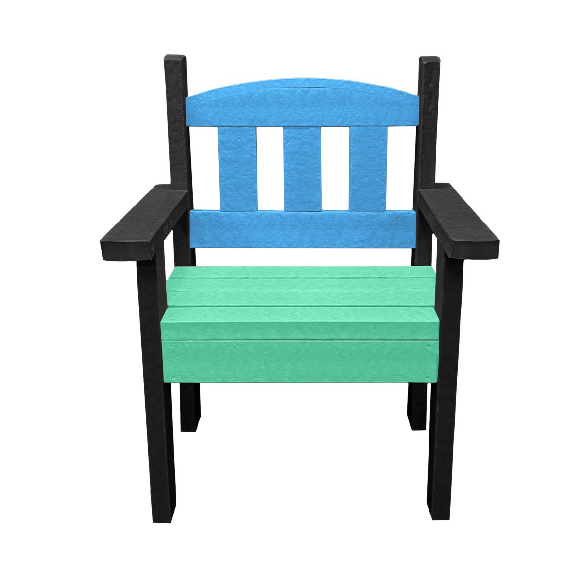 Customised Single Seat Merlin Recycled Plastic Picnic Bench