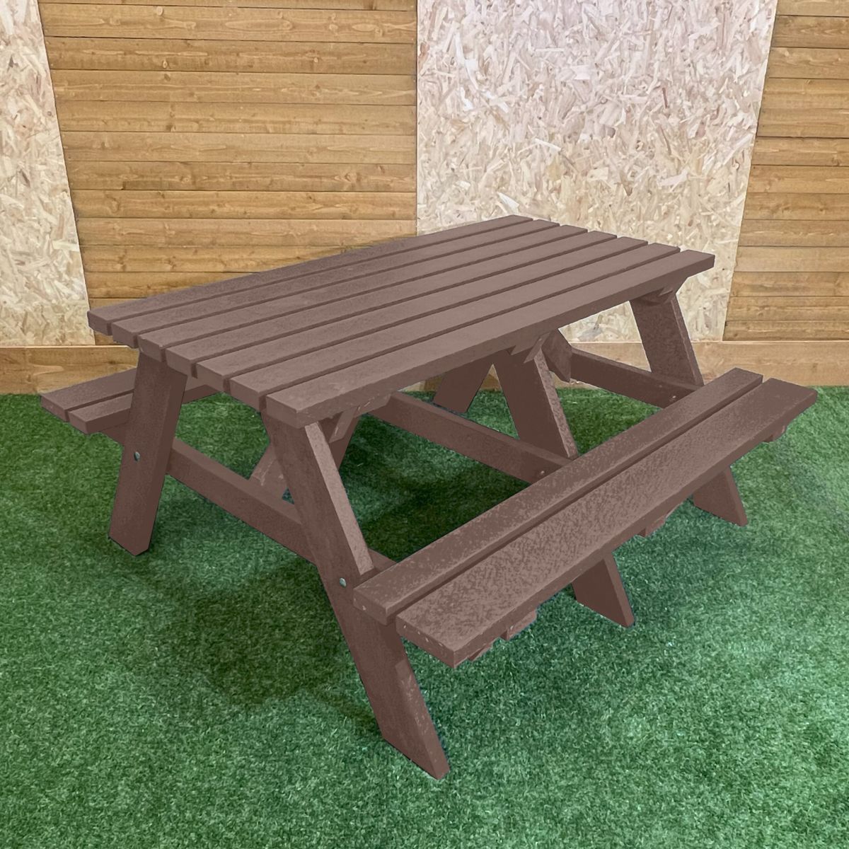 Large Recycled Plastic A-Frame Picnic Table