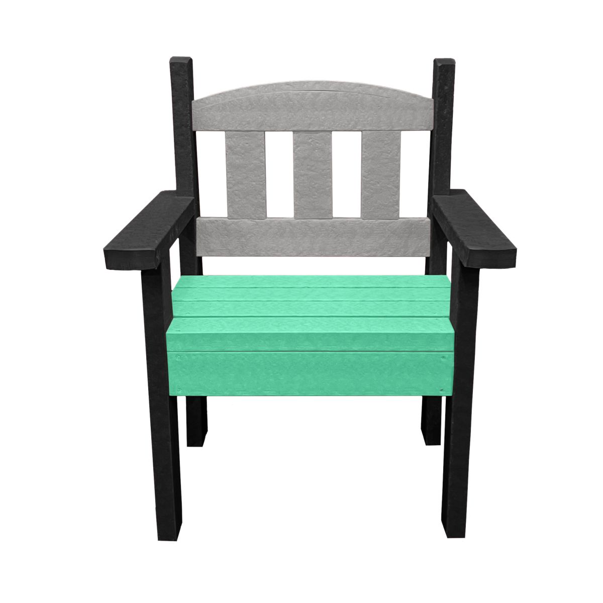 Customised Single Seat Merlin Recycled Plastic Picnic Bench