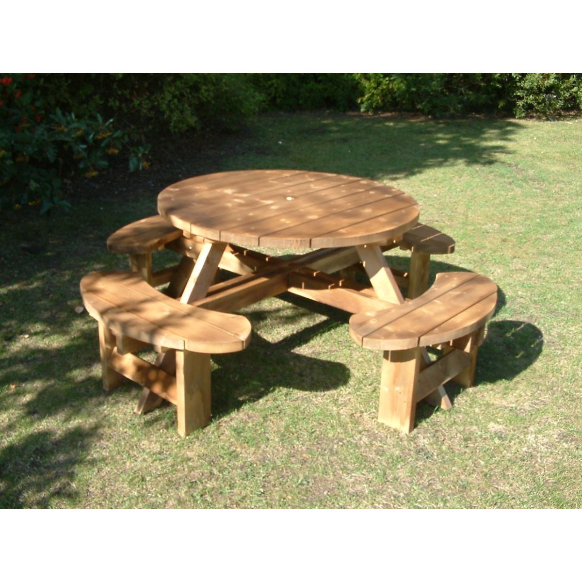 Excalibur 8 Seat Round Picnic Table