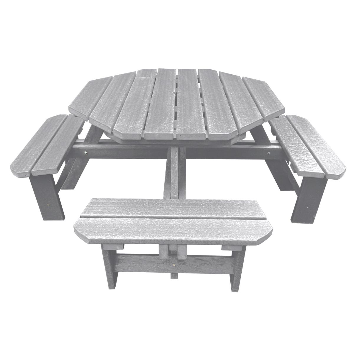 Plastic Octagonal Picnic Table