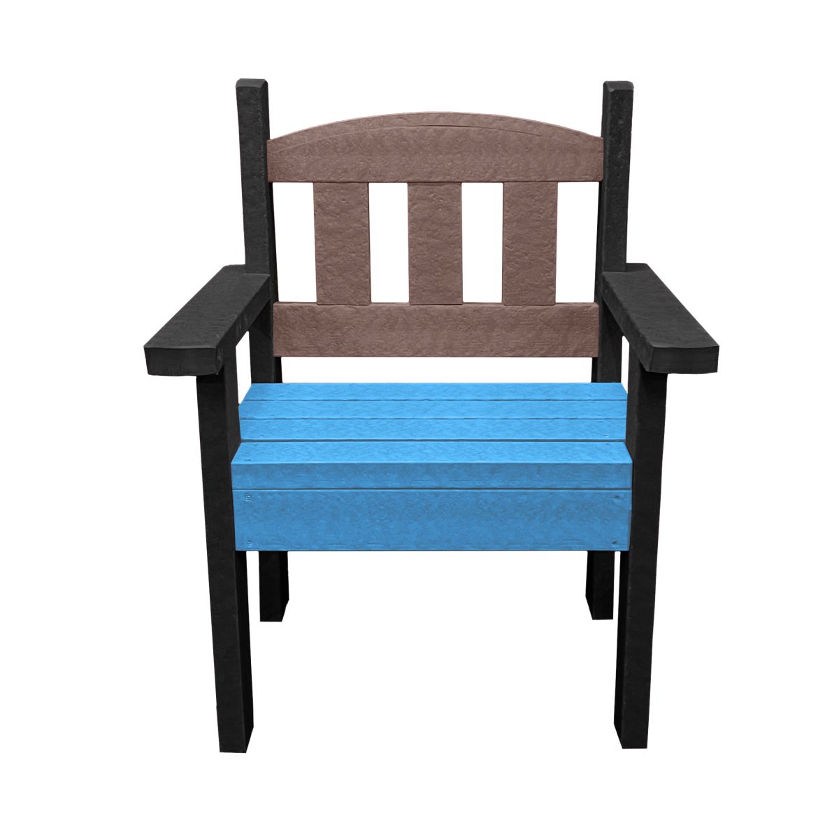 Customised Single Seat Merlin Recycled Plastic Picnic Bench