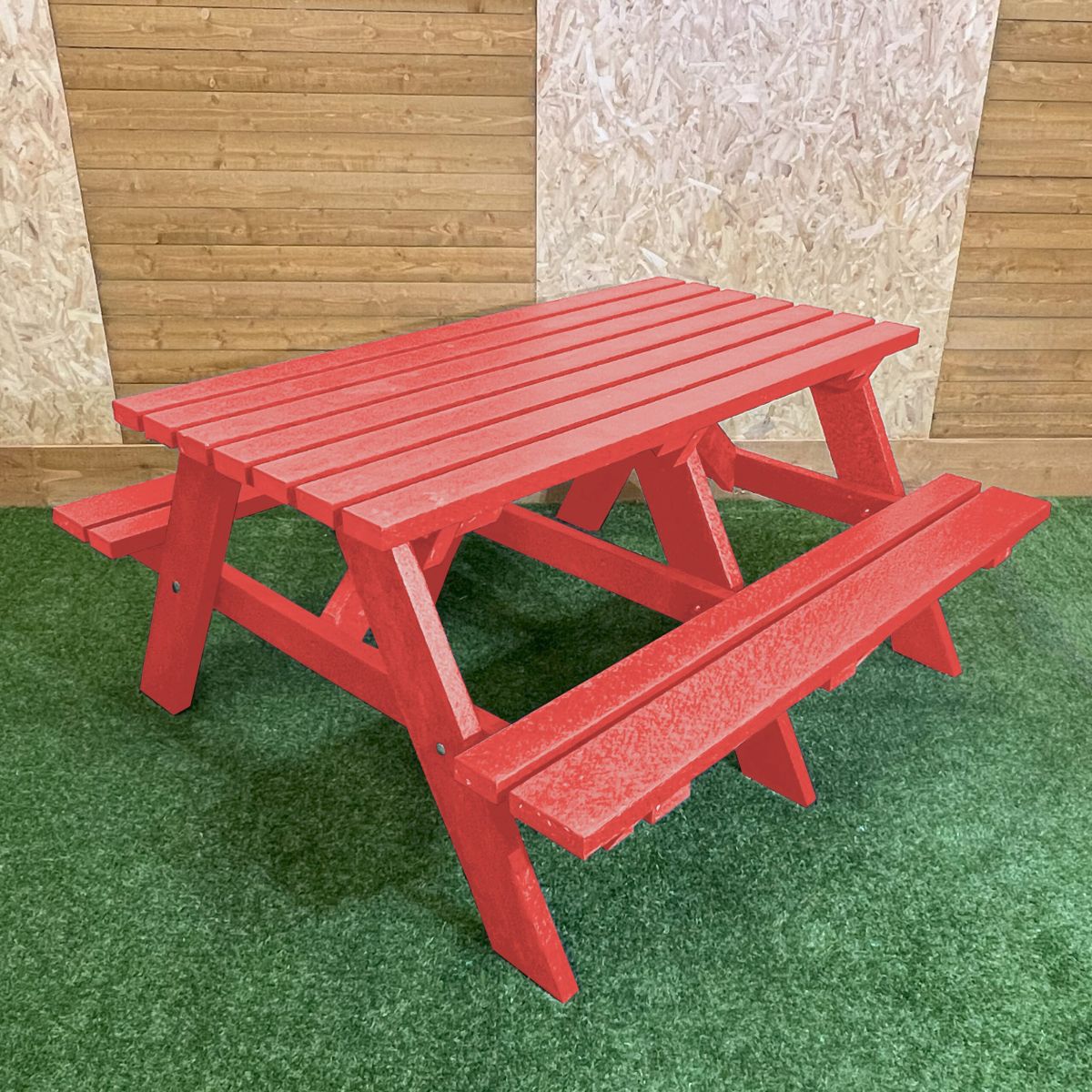 Large Recycled Plastic A-Frame Picnic Table