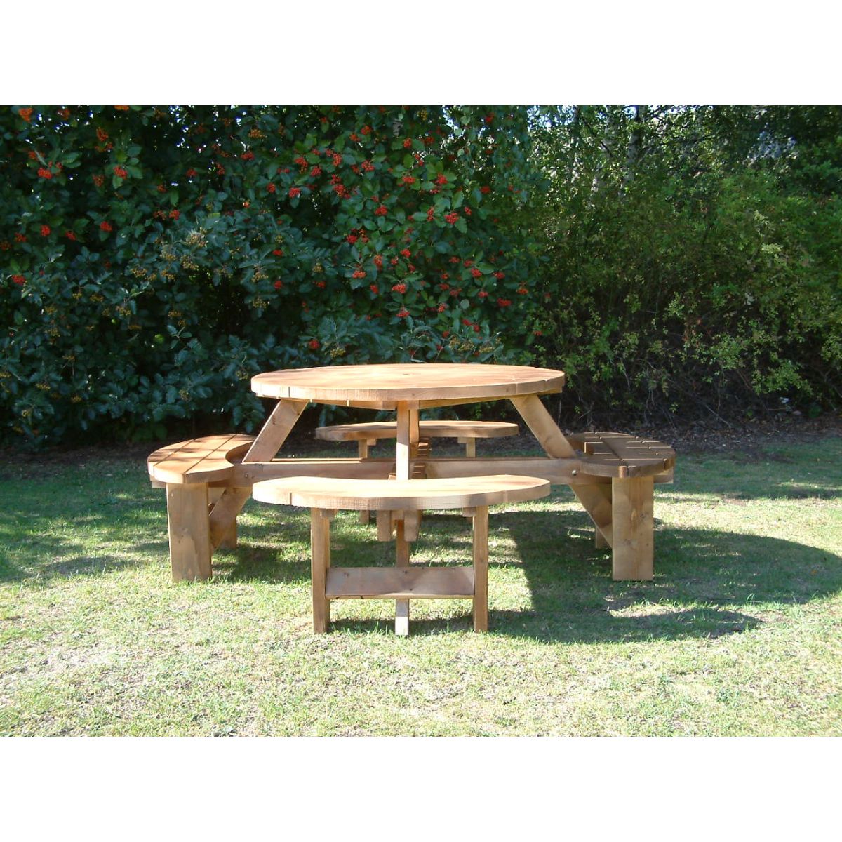 Excalibur 8 Seat Round Picnic Table