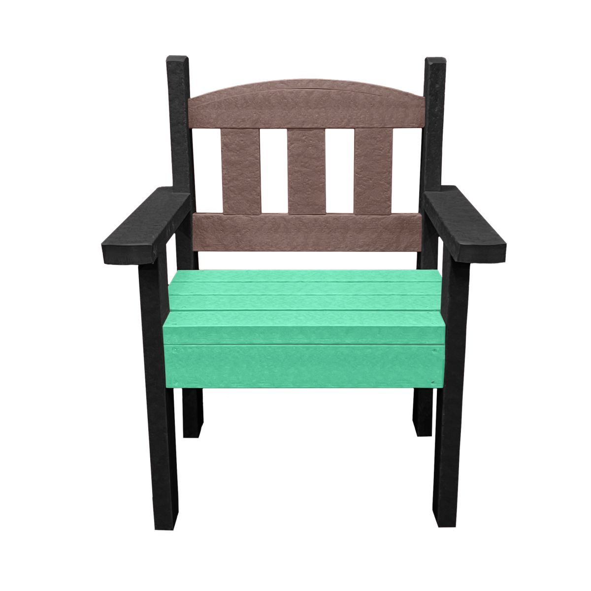 Customised Single Seat Merlin Recycled Plastic Picnic Bench