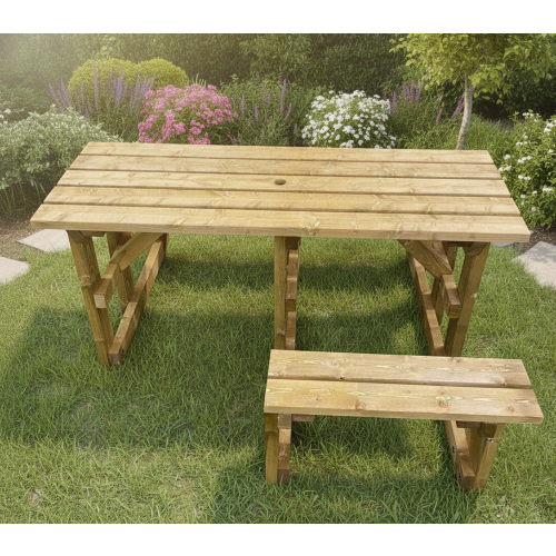 Easy Access Wheelchair Rectangle Picnic Table
