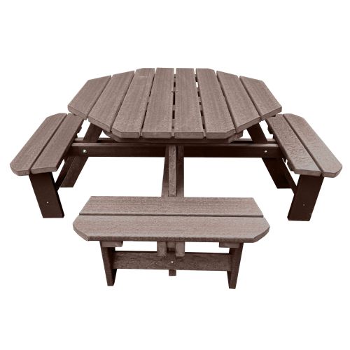 Plastic Octagonal Picnic Table
