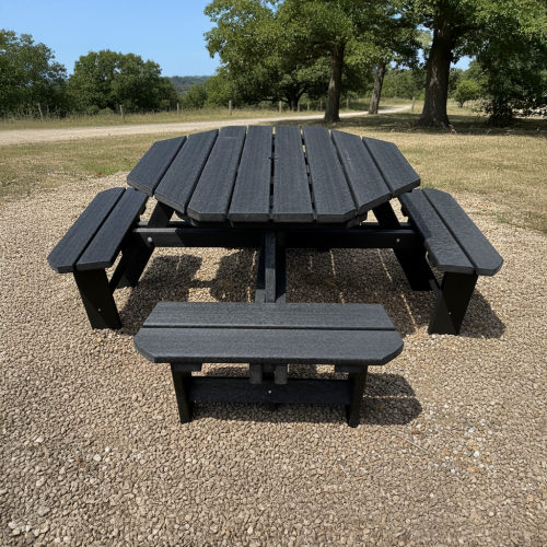 Plastic Octagonal Picnic Table